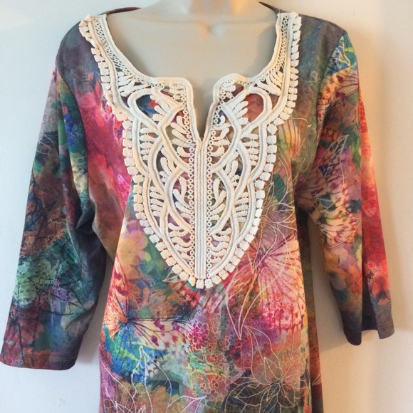 Closet Full Tops - Closet Full brand bohemian tunic
